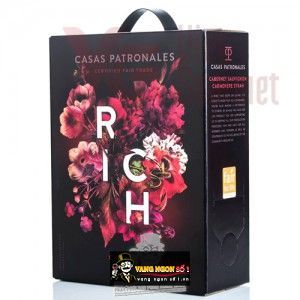 Rượu Vang Bịch CASAS PATRONALES 3L