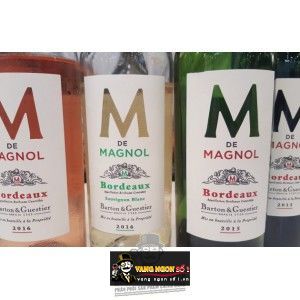 Vang Pháp M DE MAGNOL BARTON GUESTIER ĐỎ - TRẮNG bn1