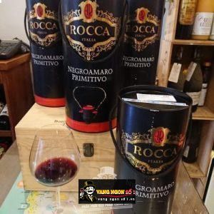 Vang Bịch Y ROCCA NEGROAMARO PRIMITIVO 3L bn1