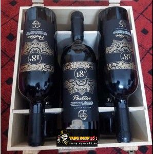 RƯỢU VANG Ý PASTOSO PRIMITIVO DI MANDURIA 18,5 ĐỘ