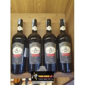 Vang Ngọt Ý ROMANCE CINQUE STELLE - VANG SỐ 5 bn1