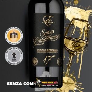 Vang Ý 17 độ SENZA COMPROMESSI PRIMITIVO DI MANDURIA bn1