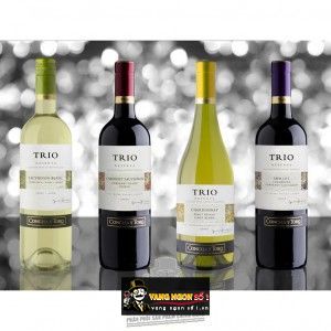 Vang trắng Chile Trio Sauvignon blanc bn1