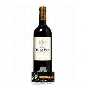 Vang Pháp CHATEAU BADETTE SAINT EMILION GRAND CRU