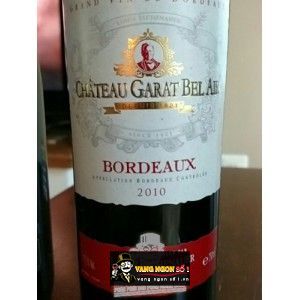 Vang Pháp CHATEAU GARAT BEL AIR BORDEAUX bn1