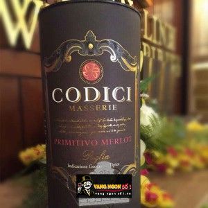 Vang Bịch Ý CODICI PRIMITIVO MERLOT 3L bn1