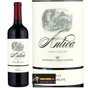 Vang Mỹ ANTICA MERLOT NAPA VALLEY