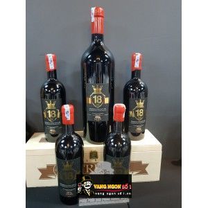 Vang Ý 18 GRAN BARO PRIMITIVO GIOIA DEL COLLE TREPINI 18 ĐỘ bn1