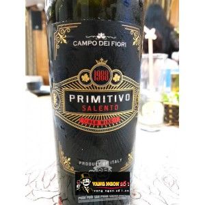 Vang Ý CAMPO DEI FIORI 1988 PRIMITIVO SALENTO bn1