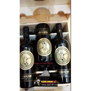 VANG Ý ZEUS PRIMITIVO DEL SALENTO LIMITED EDITION 19 ĐỘ bn1
