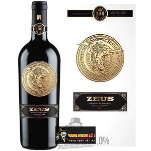VANG Ý ZEUS PRIMITIVO DEL SALENTO LIMITED EDITION 19 ĐỘ bn3