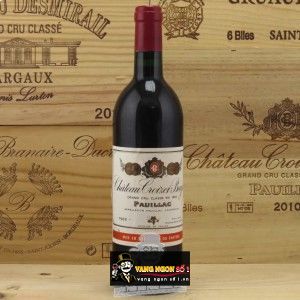 Rượu vang Château Croizet Bages Pauillac