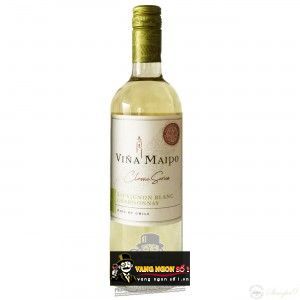 Vang Chile Vina Maipo Chardonnay Sauvignon bn2
