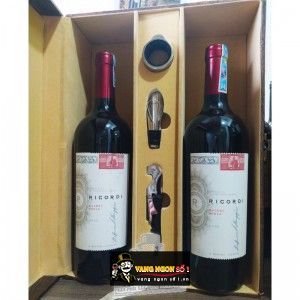Vang ARGENTINA RICORDI MALBEC ROBLE thượng hạng bn2
