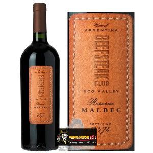 Vang ARGENTINA BEEFSTEAK CLUB UCO VALLEY RESERVE MALBEC bn1