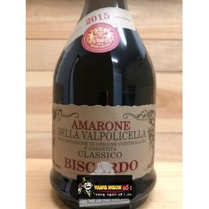 Vang Ý AMARONE DELLA VALPOLICELLA CLASSICO BISCARDO bn4
