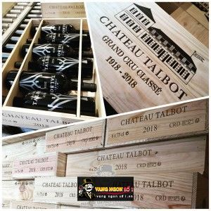 Rượu Vang Pháp CHATEAU TALBOT 2018 Thượng hạng bn1