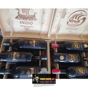 Rượu Vang Ý INIZIO NEGROAMARO SALENTO bn1