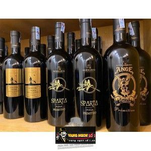 Rượu Vang Ý 19 ĐỘ SPARTA PUGLIA PRIMITIVO SAMMARCO bn1