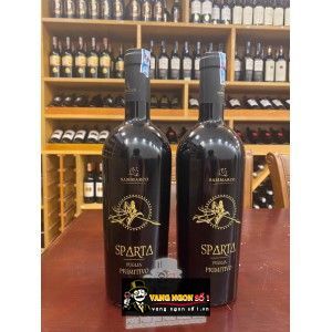 Rượu Vang Ý 19 ĐỘ SPARTA PUGLIA PRIMITIVO SAMMARCO bn3