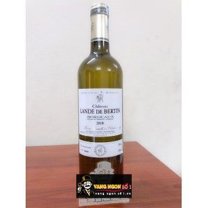 Vang Pháp CHATEAU LANDE DE BERTIN BORDEAUX ĐỎ - TRẮNG bn2
