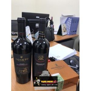 Rượu Vang Ý SPANELLA VINO ROSSO 15 ĐỘ bn1