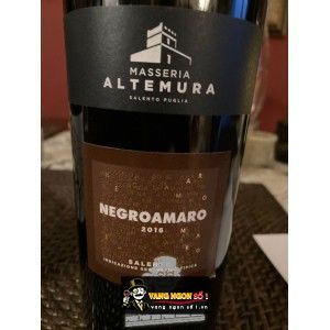 Vang Ý Masseria Altemura Puglia Salento Chính Hãng bn3