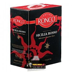 Vang Ý Ronco Sicilia Rosso Thượng hạng