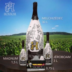 Rượu Champagne HOXXOH Blanc De Blancs Phát sáng bn1