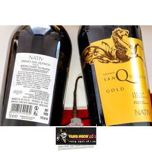 Vang Ý Eremo San Quirico Gold Nativ 99 điểm Cao cấp bn3