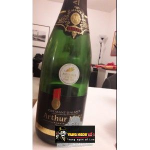 Vang nổ Pháp Arthur Metz Cremant D‘Alsace Brut Medaille Chính Hãng bn1