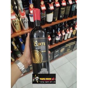 Vang Ý La Curte Limited 19 độ Primitivo di Manduria bn3