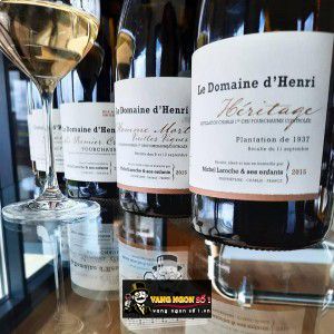 Vang Pháp Le Domaine dHenri Heritage Fourchaume Hảo hạng bn2