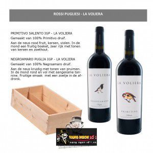Vang Ý La Voliera Primitivo Salento IGT bn1
