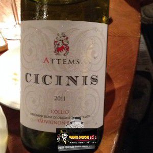 Rượu vang Attems Cicinis Collio bn3