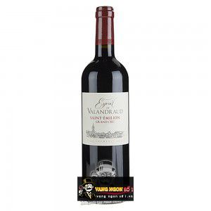 Vang Pháp Esprit de Valandraud Saint Emillion