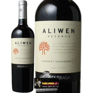 Vang Chile Undurraga Aliwen Reserva Cabernet Sauvignon - Camenere bn2