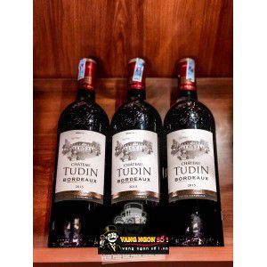 Rượu vang Chateau Tudin Bordeaux Merlot - Cabernet bn1