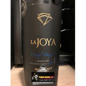 Vang Chile La Joya Single Vineyard Carmenere Bisquertt bn3