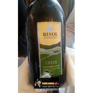 Vang sủi Ý Bisol Cru Crede Brut bn3