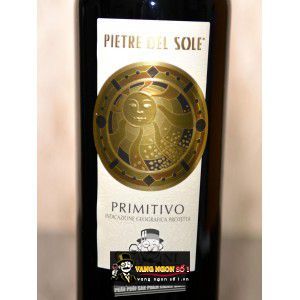 Vang Ý Pietre del Sole Primitivo bn2