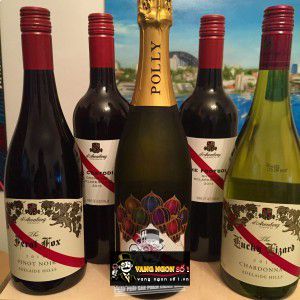 Rượu vang The Lucky Lizard Chardonnay Adelaide Hills bn2