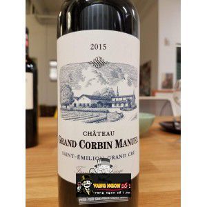 Vang Pháp Chateau Grand Corbin Manuel bn3