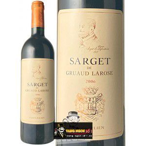 Vang Pháp Sarget de Gruaud Larose bn2