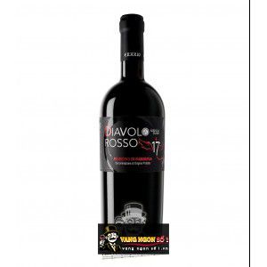 Vang Ý 17 độ Diavolo Rosso Primitivo di Manduria