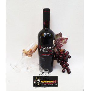 Vang Ý 17 độ Diavolo Rosso Primitivo di Manduria bn4
