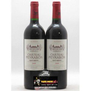 Rượu vang Chateau Peyrabon Cru Bourgeois bn2