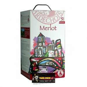 Vang bịch Pháp Vignerons Ardechois Merlot 5l