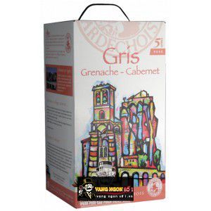 Vang bịch Pháp Vignerons Ardechois Merlot 5l bn1