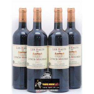 Vang Pháp Les Hauts de Lynch Moussas bn1